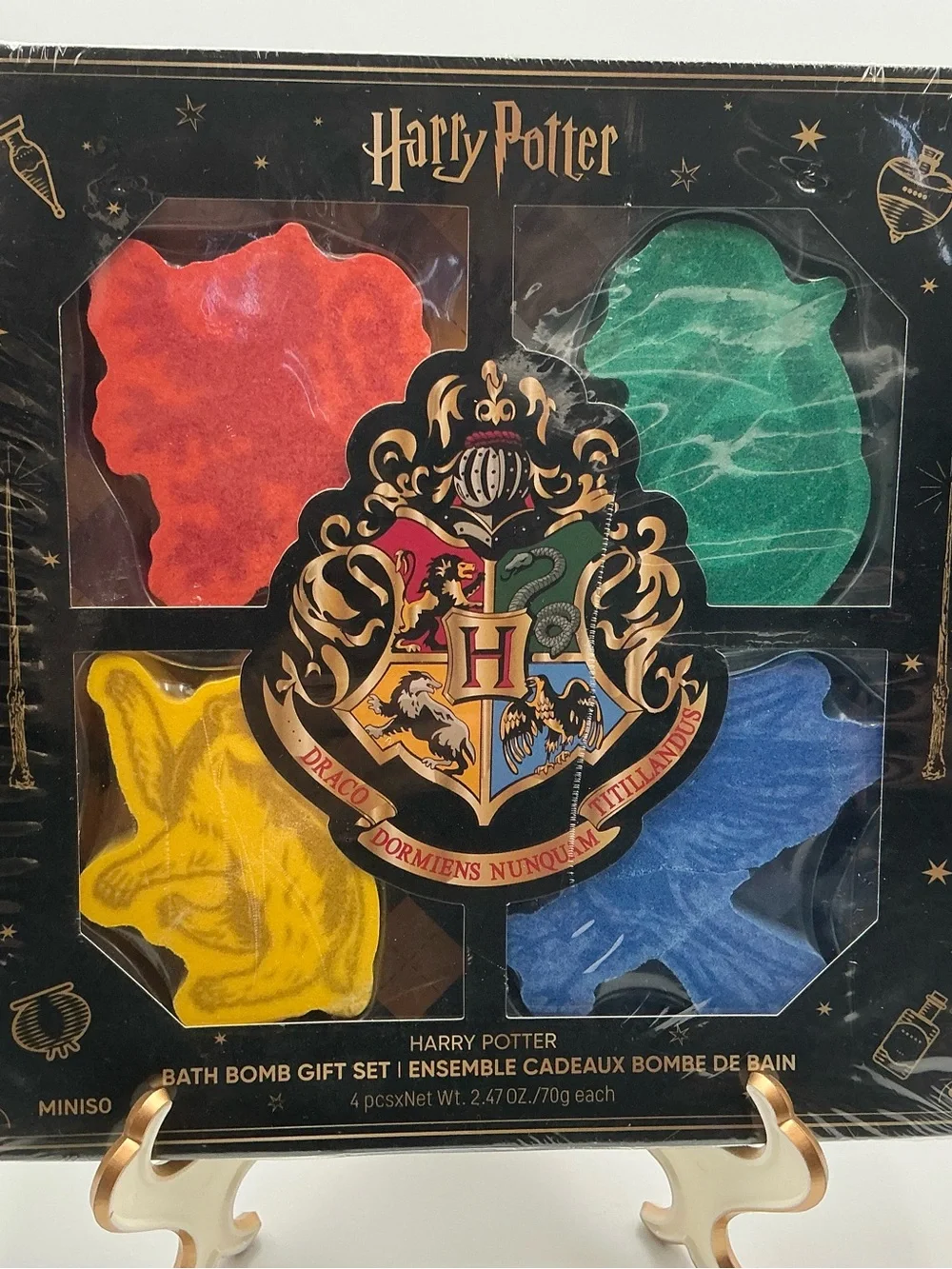 Harry Potter Themed Bath Bomb Party Favor Set – Red, Green, Yellow, Blue